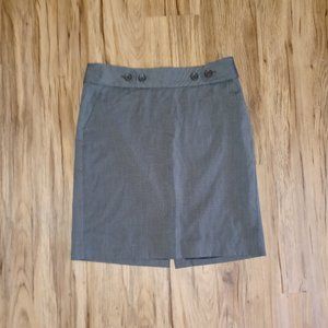 Banana Republic Gray Pencil Skirt Size 6